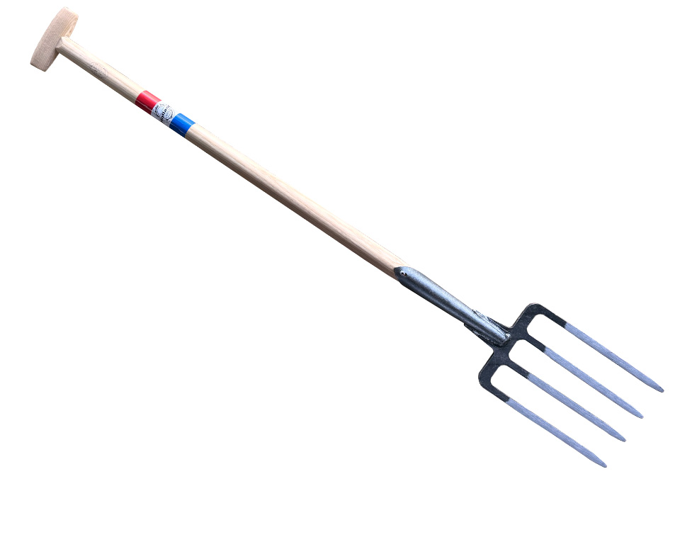 Spitvork 4 tands essen steel 900mm